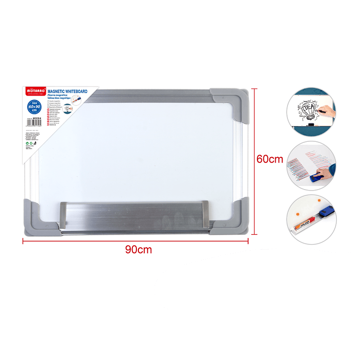 Pizarra Blanca Magnetica 60X90 Cm 1