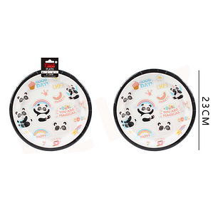 Plato Panda 6pcs 23cm