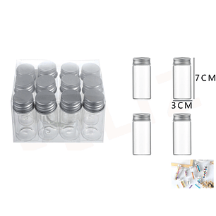 Frasco De Vidrio 7x3cm