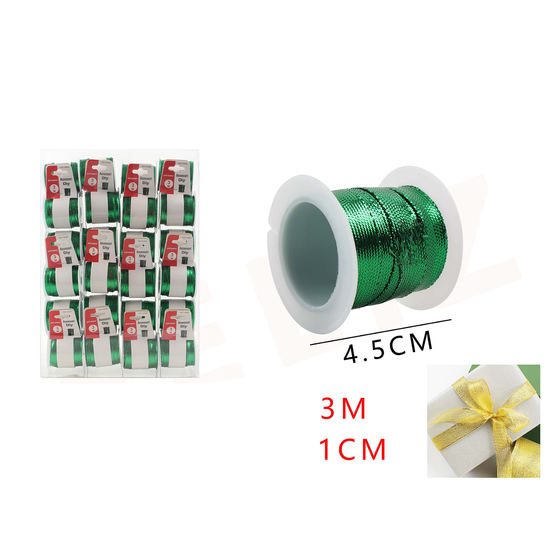 Cinta Brillo Verde 3mx1cm 1