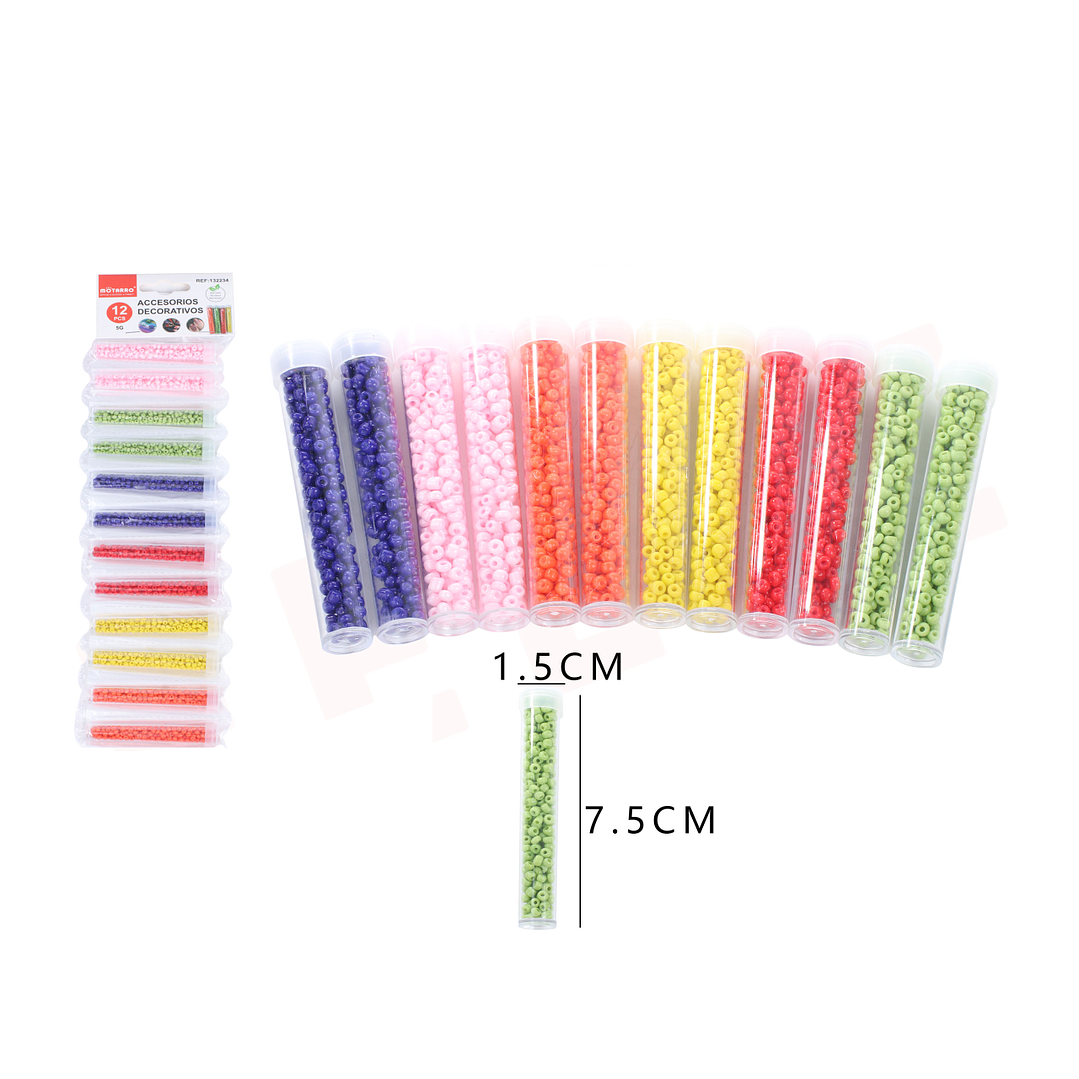 Cuenta dye Multicolor 5 g 12 pcs 1