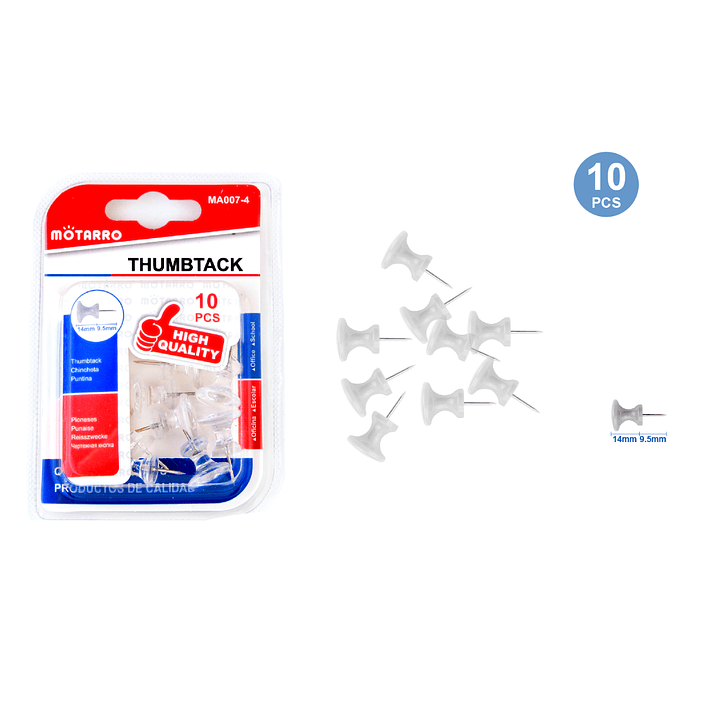 Chinche Blanco 10 pcs 1