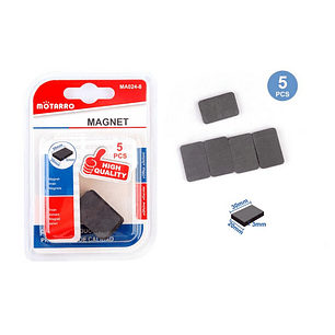 Imán Cuadrado 3x20x30 mm 5 pcs