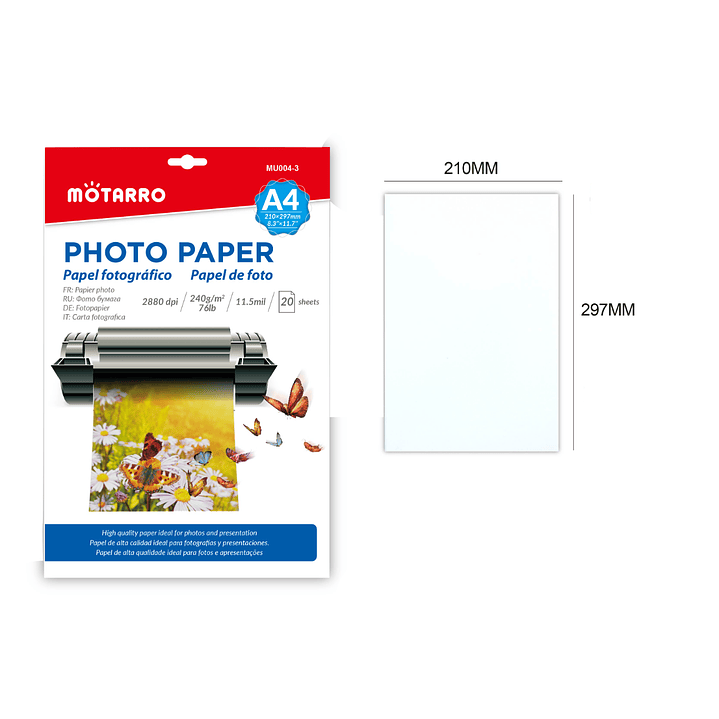 Papel Fotografico A4 1 1