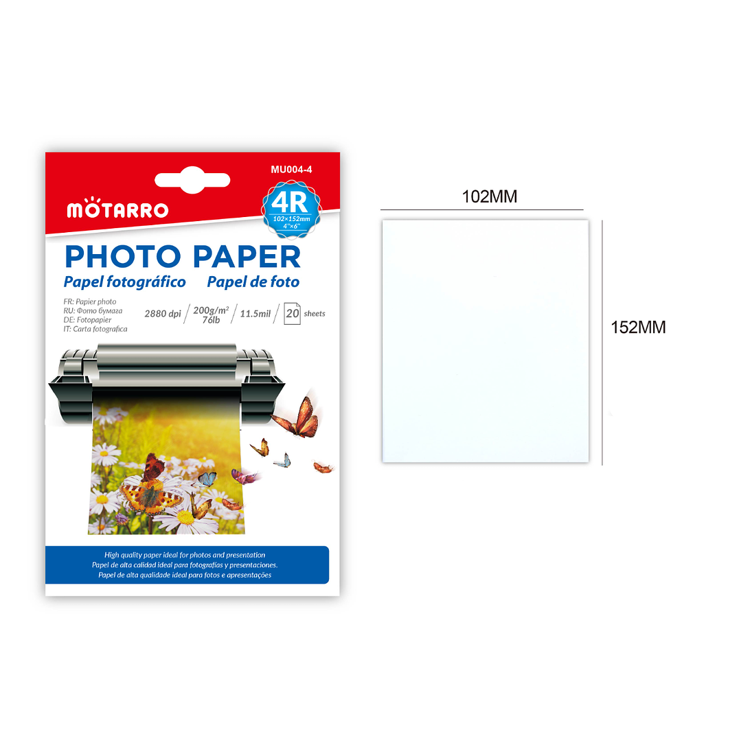Papel Fotografico 4R 1