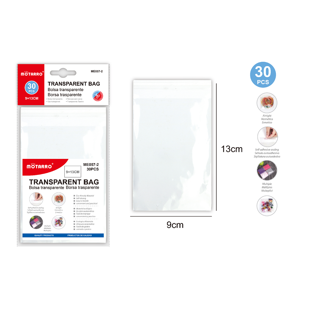 Bolsa Transparente 913Cm 30Pcs 1