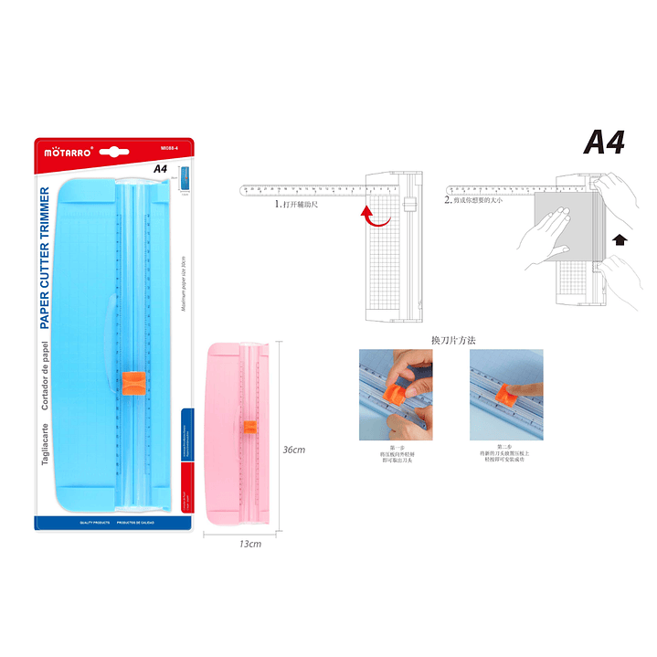 Corta Papel 36x13cm A4 1