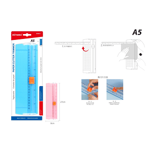Corta Papel 27x9cm A5