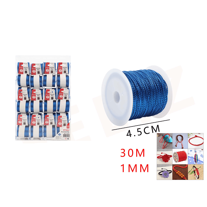 Hilo Azul Marino 1mm*30M 1