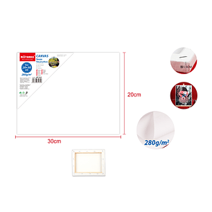 Tela para pintura 20x30cm 280G 1.5cm