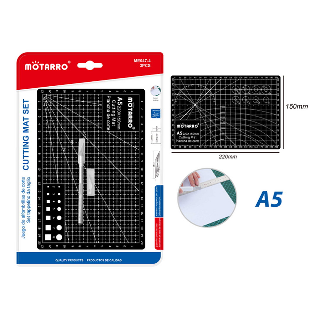 Set De Plancha Cortador A5 1