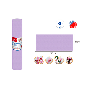 Papel Crepe Lila 50250 Cm 80G