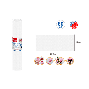 Papel Crepé Blanco 250x50cm 80G