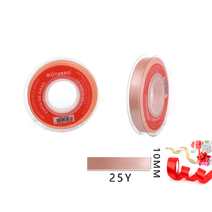 Cinta de Raso Champan 10mm*25Y
