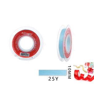 Cinta Organza Celeste 10mm*25Y