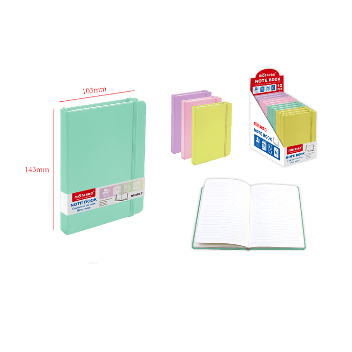 Libreta de Nota Multicolor A6 100 Hojas 1
