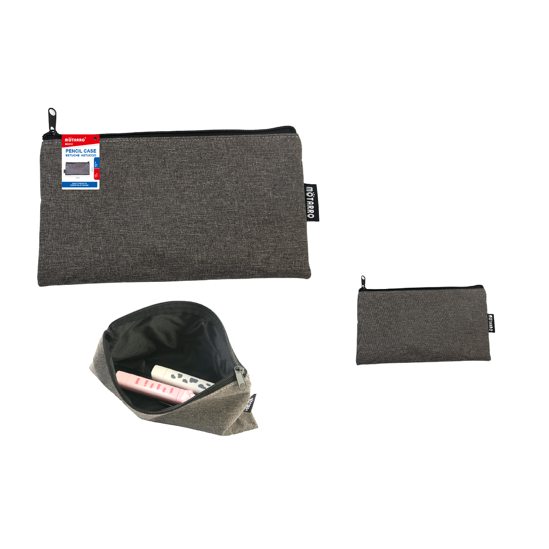 Estuche Gris 23x12.5 cm 1