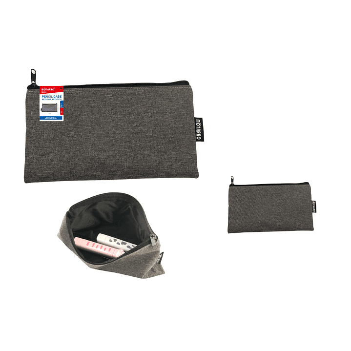 Estuche Gris 23x12.5 cm 1