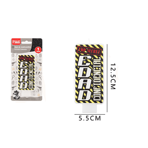 Vela de Cumpleaños Top Secret 12.5x5.5cm