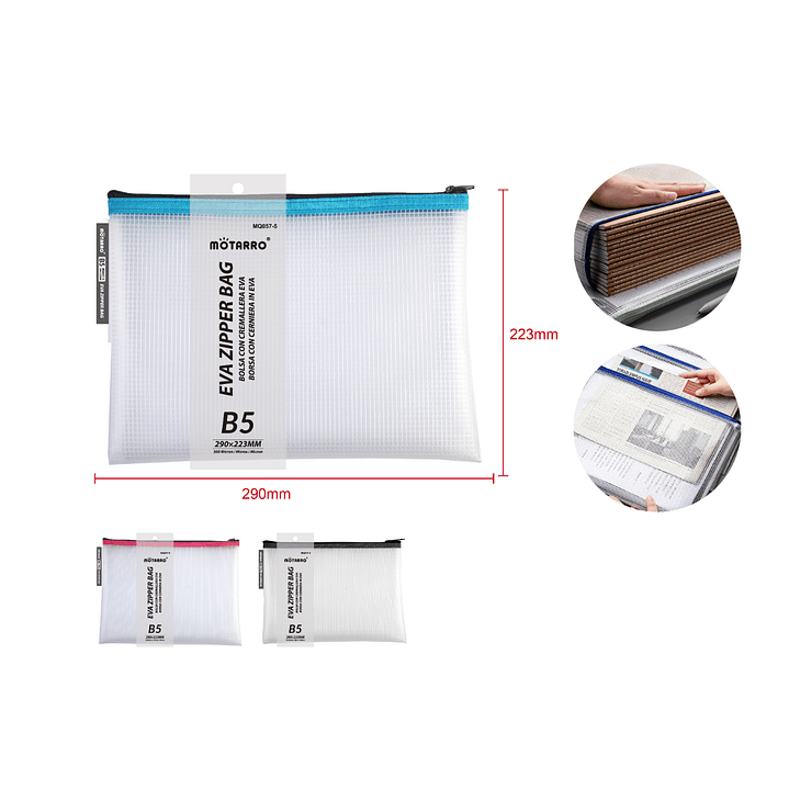 Bolsa Para Documentos Con Creamellera Eva B5 1 1