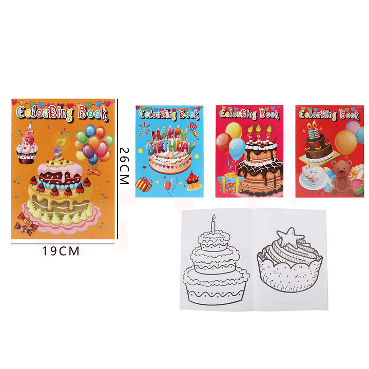 Libro para Pintar Pasteles 26x19cm 1