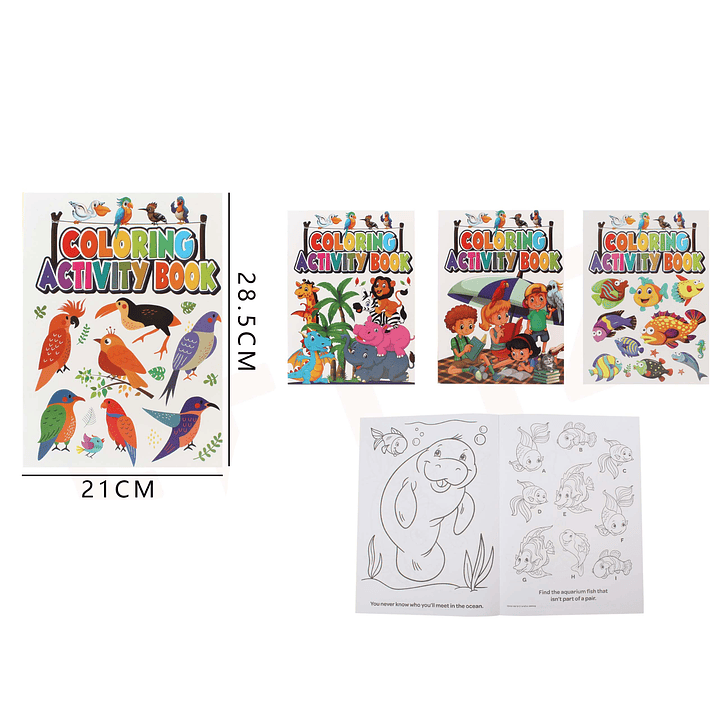 Libro Para Pintar Animales 28521Cm 1