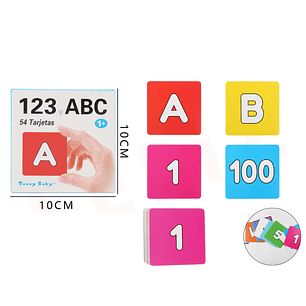 Tarjetas Educativas Números y Letras
