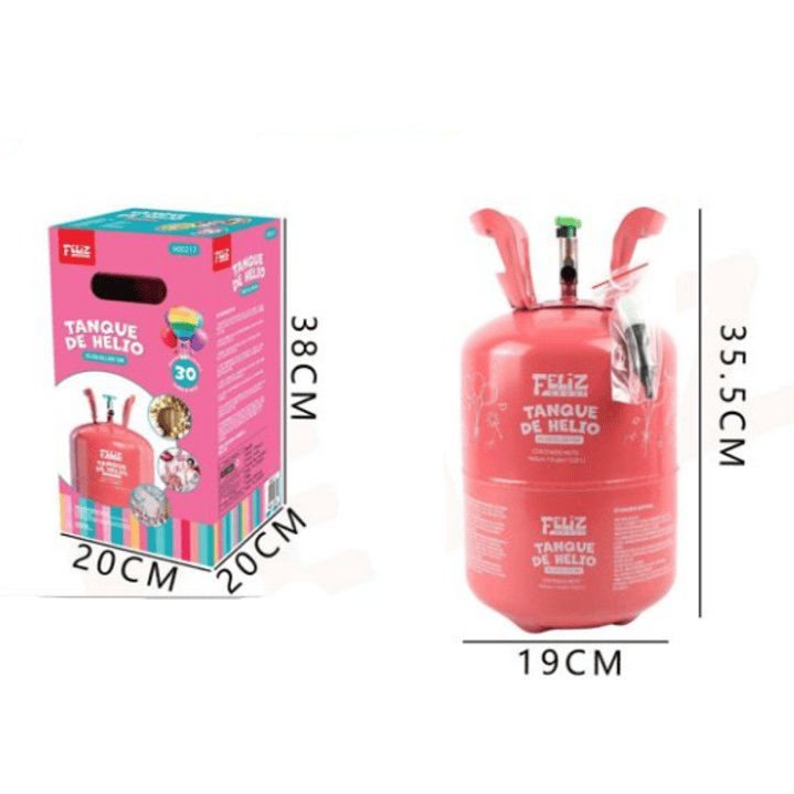 Tanque de Helio Rojo de 220L 1