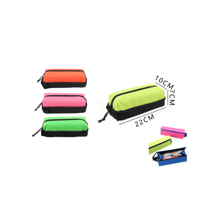 Estuche Escolar Flúor 22*10cm 1