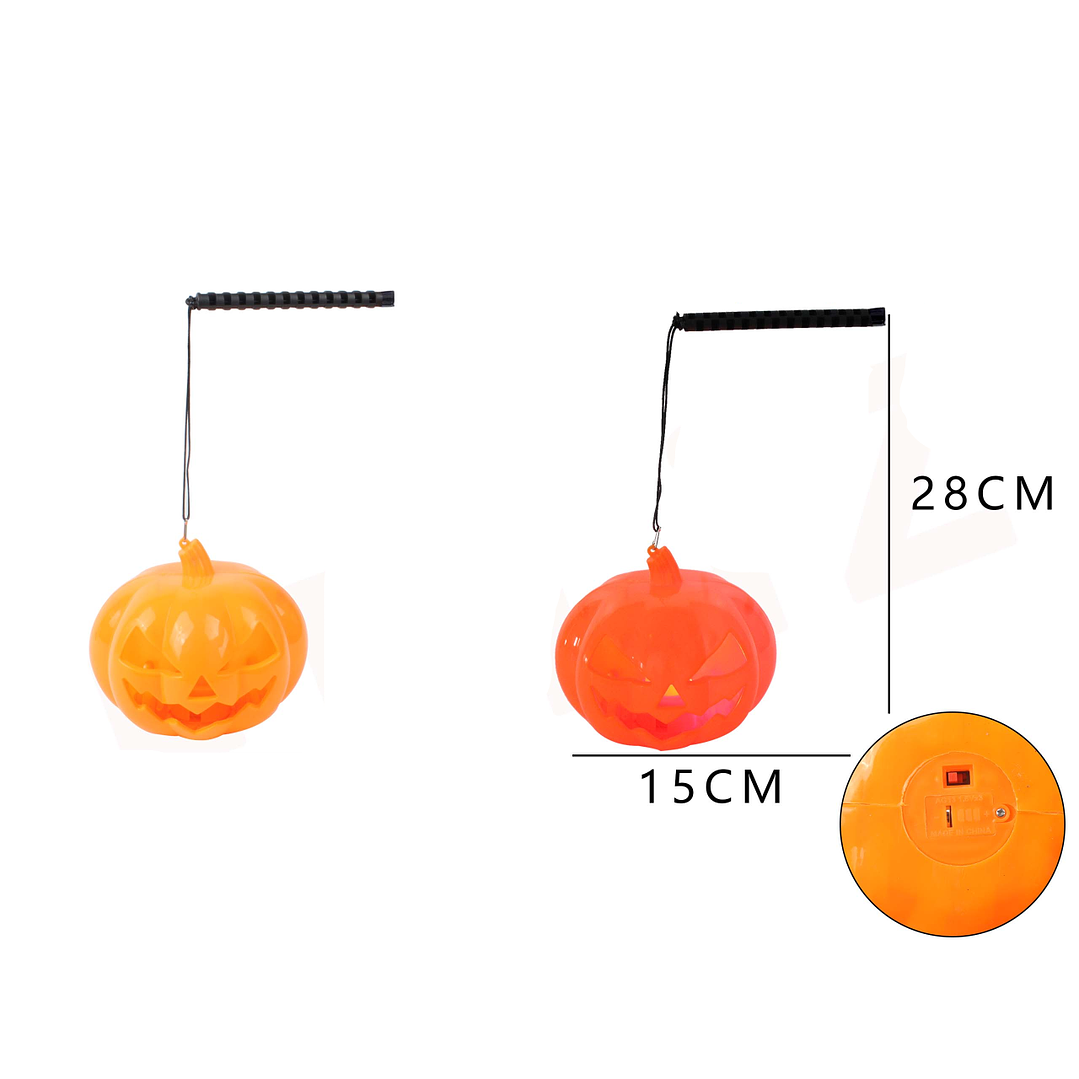 Calabaza Para Dulces Con Sonido Y Luz 15Cm 1