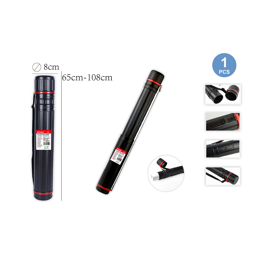 Portaplano Negro 65-108cm 1