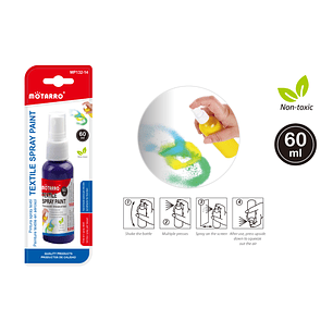 Pintura Textil En Spray Color Morado 60 Ml