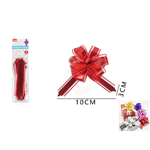 Cinta Mágica de Regalo Roja 3x10cm 10pcs