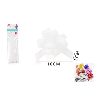 Cinta Mágica de Regalo Blanco 3x10cm