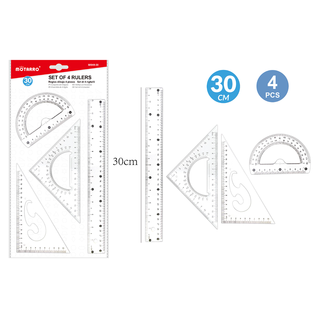 Set de Reglas 4 pcs 1