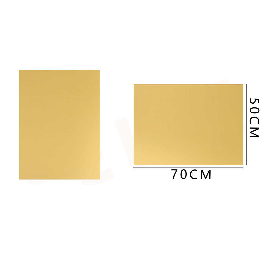 Cartulina Brillante Dorado 50X70 Cm 50 Pcs 1