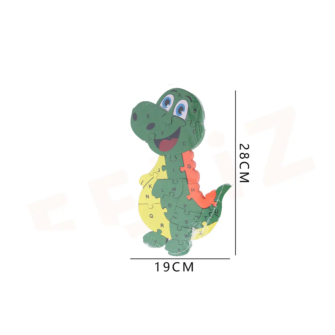 Puzzles de Madera dinosaurio 19x28cm 1