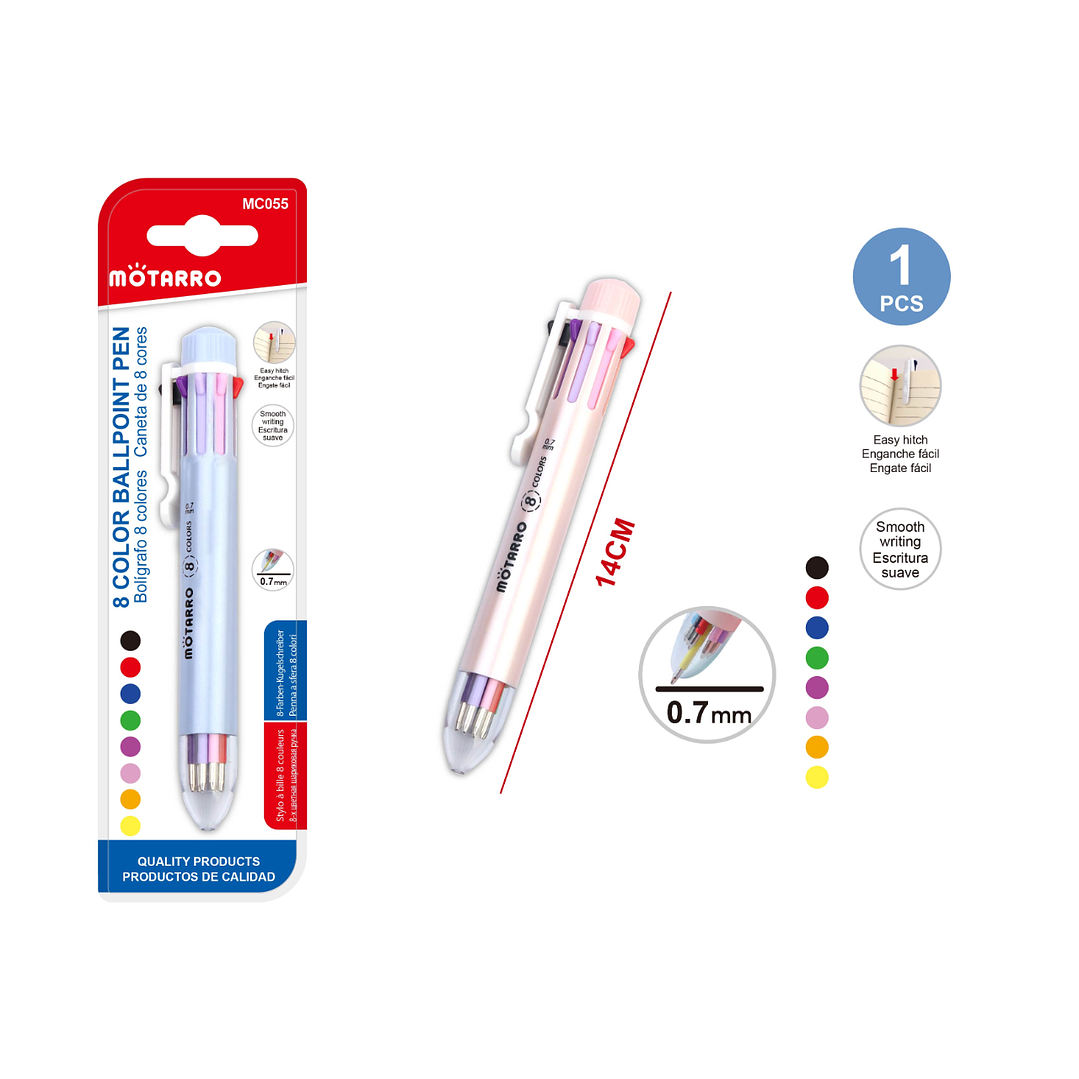 Boligrafo 8 Colores En 1 1