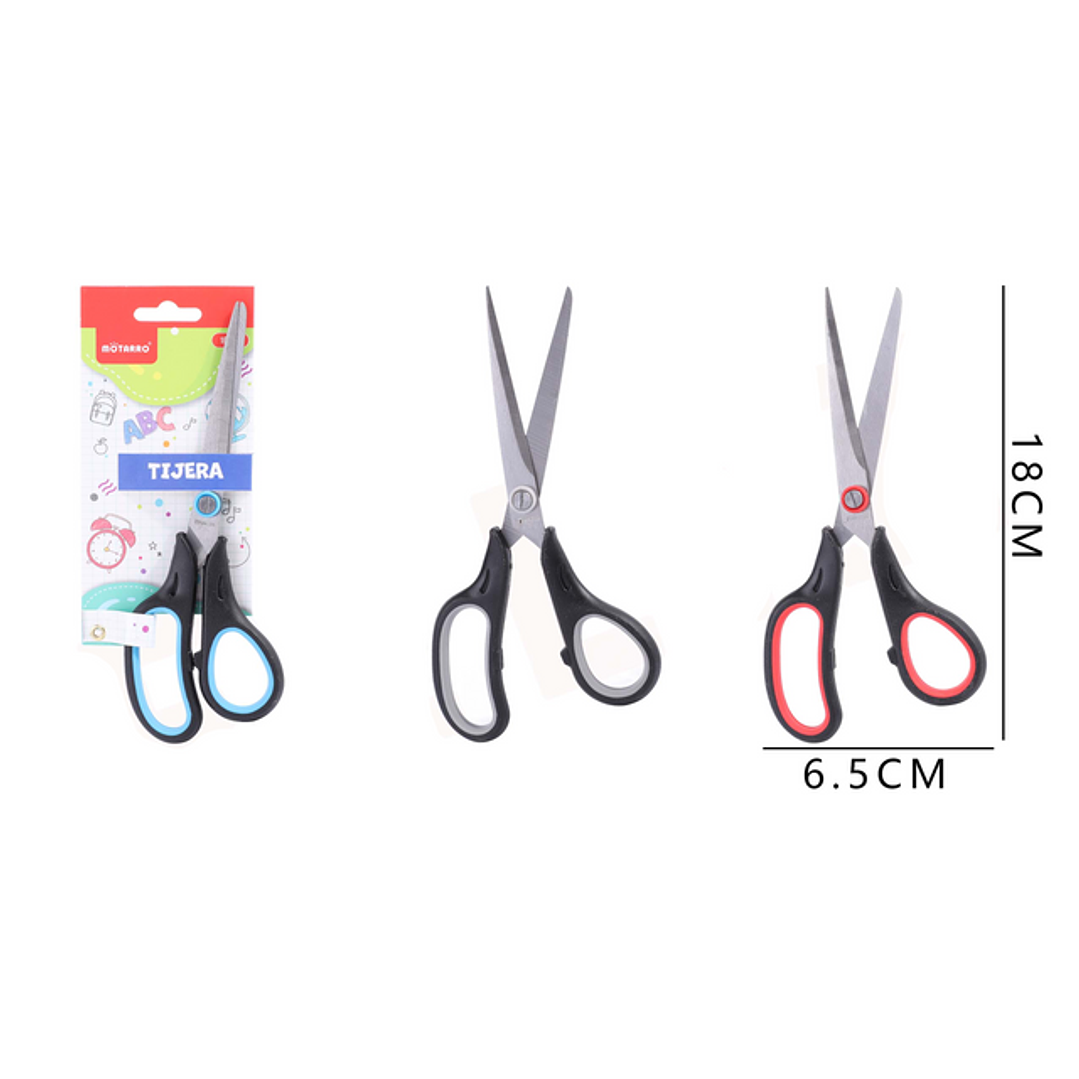 Tijera negra 6,5x18cm 1