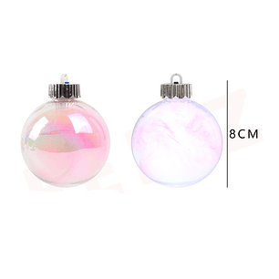 Esferas navidad tornasol 8cm