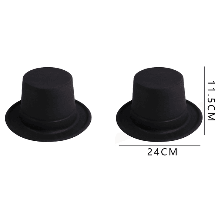 Gorro copa mate negro 24x11.5 1