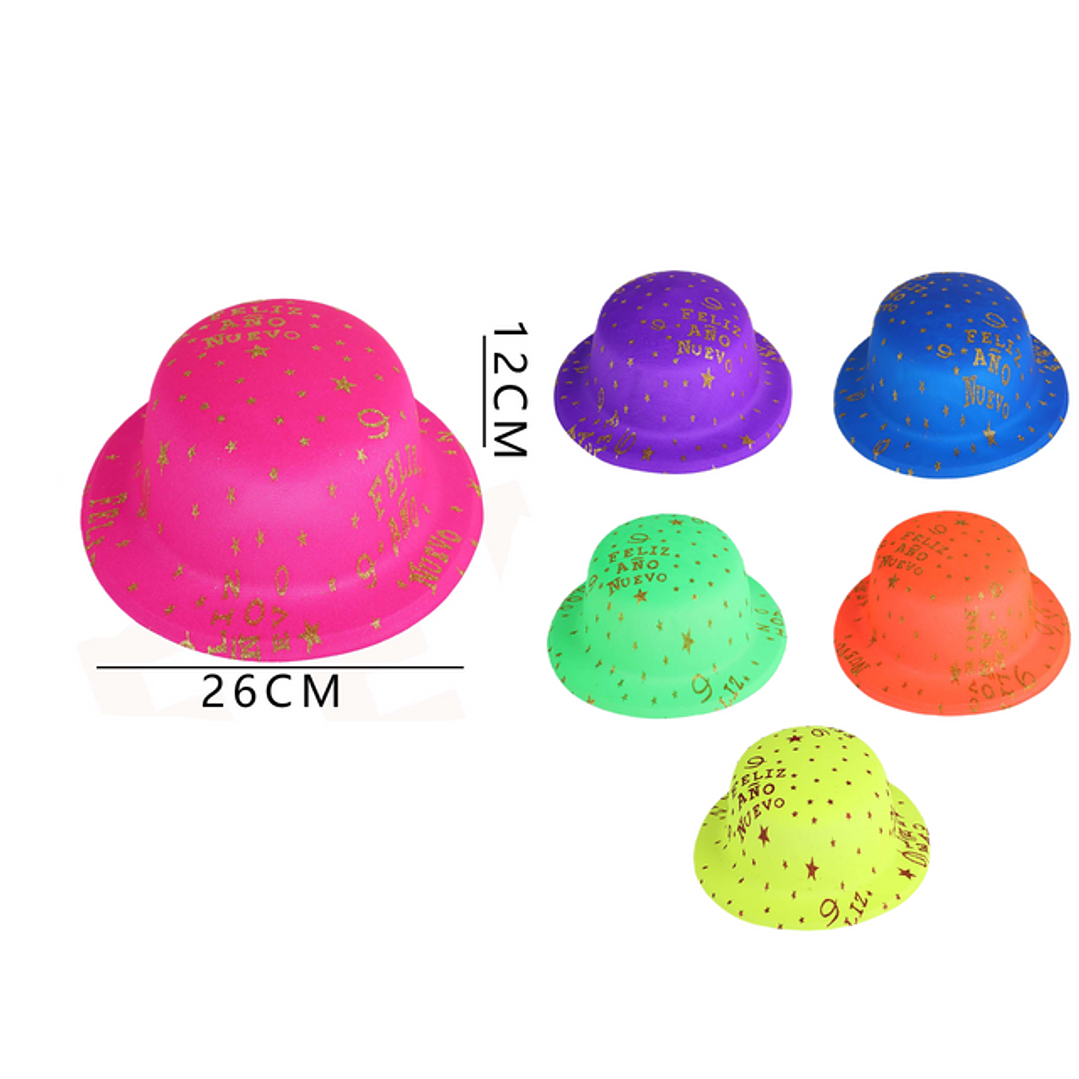 Gorro Fluor Disenos Dorados 23X26X15 Cm 1
