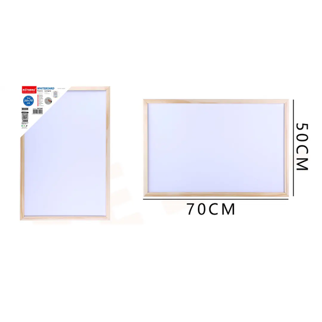 Pizarra acrilica Blanca 50x70cm 1