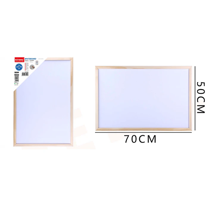Pizarra acrilica Blanca 50x70cm 1