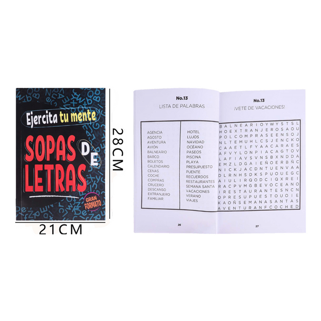 Libro Crucigramas Grande 21X28 Cm 1