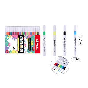 Marcadores Acrilicos 36 Coleres