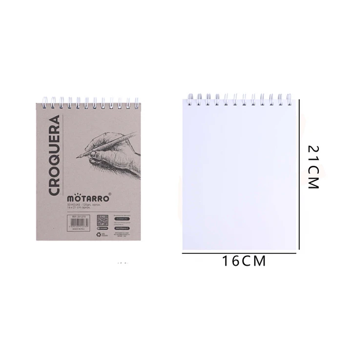 Croquera 16x21cm 50 Hojas 1