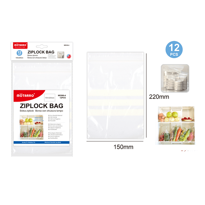 Bolsas Transparente Con Cierre 1