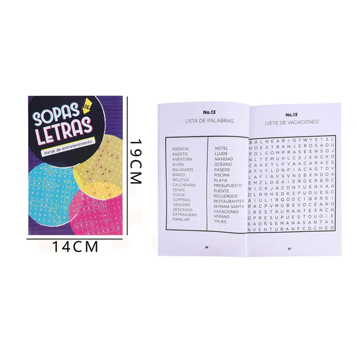 Sopas De Letras 14X19 Cm 1