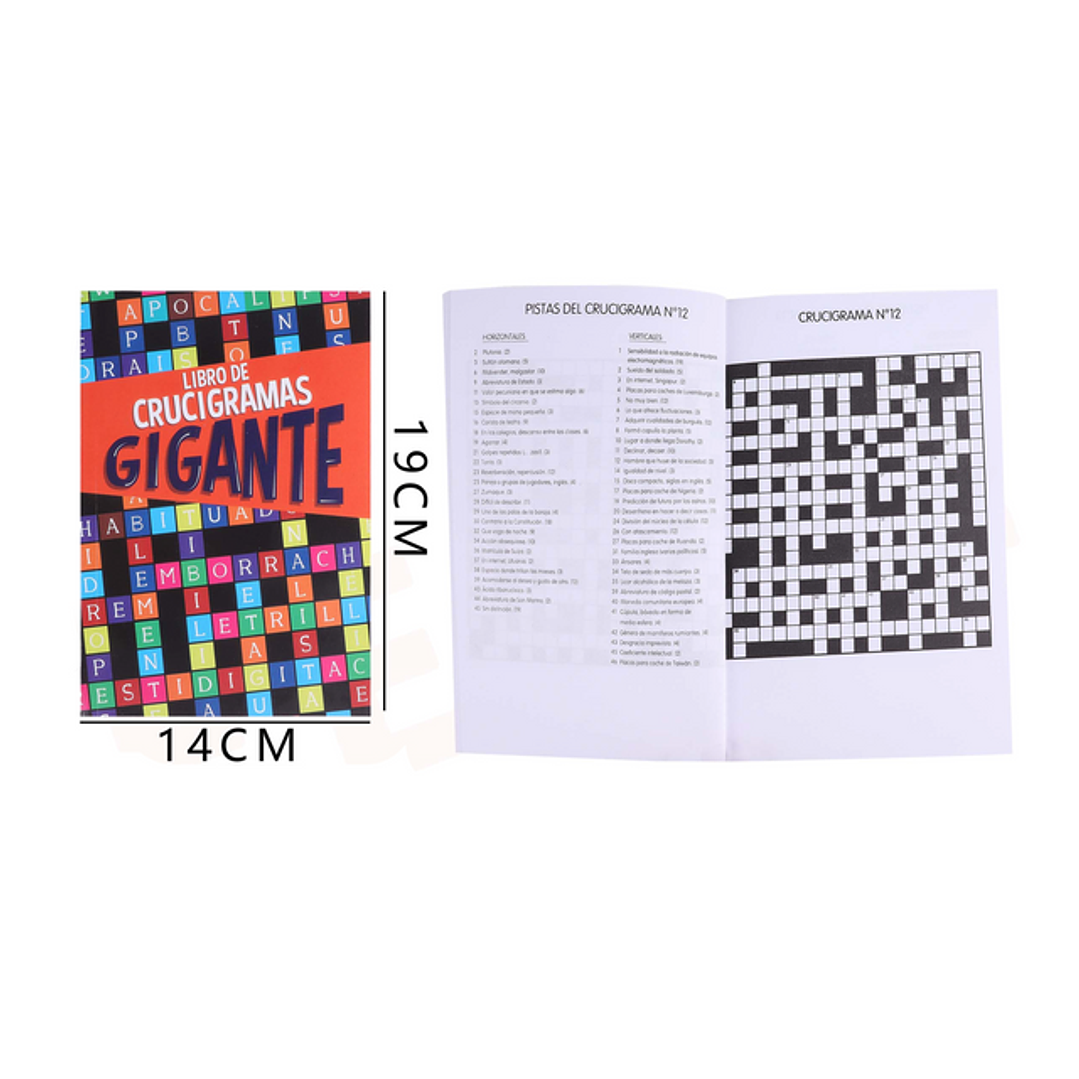 Libro gigante de crucigrama 14x19 cm 1